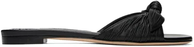 Manolo Blahnik Black Lollo Sandals In 0015 Black
