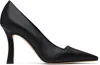 Manolo Blahnik Black Moira Heels In Black