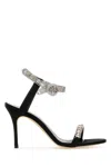 Manolo Blahnik Rekik Fabio Heeled Sandals Black