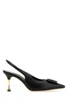 Manolo Blahnik Nappa Leather Pumps Chiaran In Black