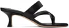 Manolo Blahnik Black Susa Mules In 0015 Blck