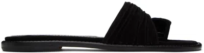 Manolo Blahnik Black Tibo Sandals In 0015 Blck
