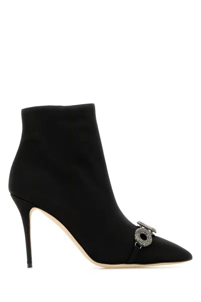 Manolo Blahnik Blck Boot In Black