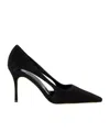 Manolo Blahnik Boukefalos Suede Cut-out Pumps In Animal Print
