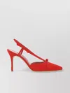 MANOLO BLAHNIK BOW DETAIL STRAPPY LEATHER PUMPS