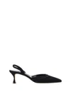 Manolo Blahnik Chongasli 70 Leather Slingback Pump