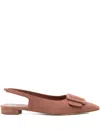 Manolo Blahnik Buckle-embellished Slingback Pumps
