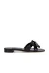 Manolo Blahnik Cafredda Flat In Black