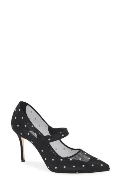 Manolo Blahnik Campari Polka Dot Mary Jane Pump