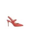 Manolo Blahnik Camparisli Pumps In Red