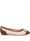 Manolo Blahnik Capbal Ballet Flats In Neutral