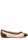 Manolo Blahnik Capbal Suede Ballet Flats
