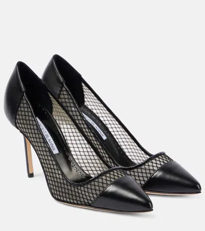Manolo Blahnik Capcourme 90 Pumps In Black