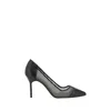 Manolo Blahnik Capcourme 90 Nappa Leather Pumps In Black