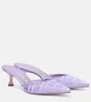Manolo Blahnik Carolyne 50 Satin Mules