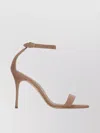 Manolo Blahnik Chaos Suede Sandals With Open Toe And Stiletto Heel
