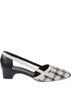 Manolo Blahnik Check-pattern Pumps In Multi