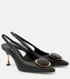 Manolo Blahnik Nappa Leather Pumps Chiaran In Black