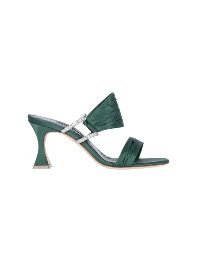 Manolo Blahnik 'chinap' Sandals In Green