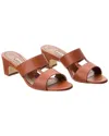Manolo Blahnik Dnu  Chus 50 Leather Sandal (authentic ) In Black