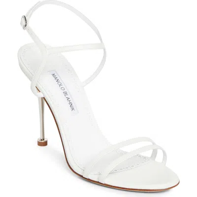 Manolo Blahnik Ciagapla Sandal In White