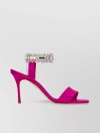 Manolo Blahnik Crystal Chain Stiletto Pumps In Pink