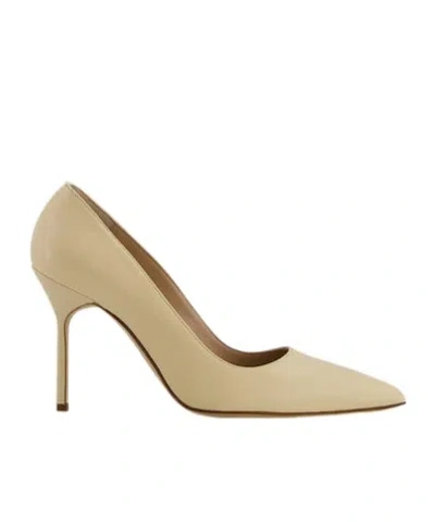 Manolo Blahnik Cusp High-heeled Shoes In Nude