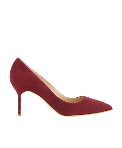 Manolo Blahnik Cusp High-heeled Shoes In Red