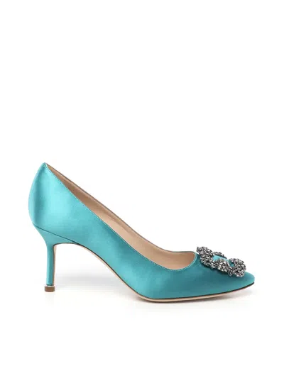 Manolo Blahnik Décolleté Hangisi 70 In Blue