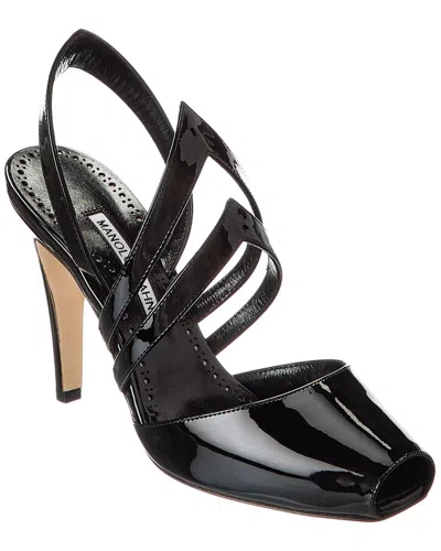 MANOLO BLAHNIK MANOLO BLAHNIK DEVELI 105 PATENT PUMP