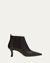 Manolo Blahnik Dildalta Leather Booties In Multi