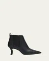 Manolo Blahnik Dildalta Leather Booties