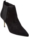 Manolo Blahnik Dildi Otto Suede Ankle Boots In Black