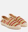 Manolo Blahnik Espadrilles Espadra Aus Raffiabast In Nude