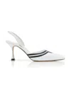 Manolo Blahnik Exposed High Heels In White