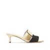 Manolo Blahnik Fabiolamu 50 Sandals In Neutrals