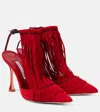 Manolo Blahnik Red 105mm Fiki Sandals In Rot