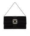 Manolo Blahnik Flap Shoulder Bag In Black