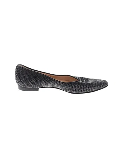 Pre-owned Manolo Blahnik Flats In Black