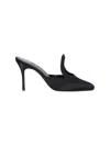 Manolo Blahnik Fugati 100mm Heeled Mules In Black