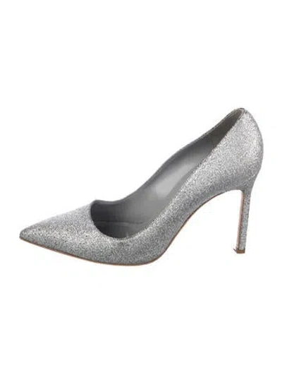 Pre-owned Manolo Blahnik Glitter Pumps