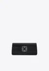Manolo Blahnik Black Capri Clutch In Black