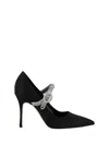 Manolo Blahnik Hamedi Pumps In Blck