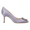 Manolo Blahnik 70mm Crystal-embellished Heeled Pumps