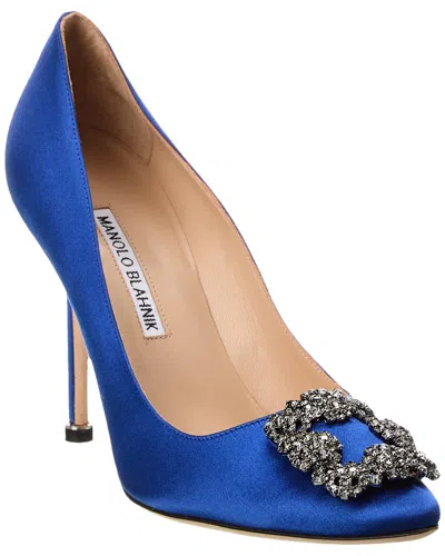 MANOLO BLAHNIK MANOLO BLAHNIK HANGISI 100 SATIN PUMP