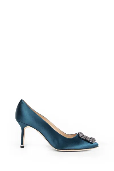 Manolo Blahnik Hangisi 70 Pumps In Animal Print