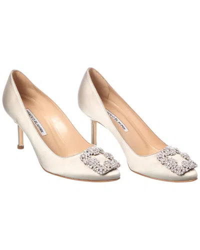 Manolo Blahnik Hangisi 70 Satin Pump (authentic Pre-loved)
