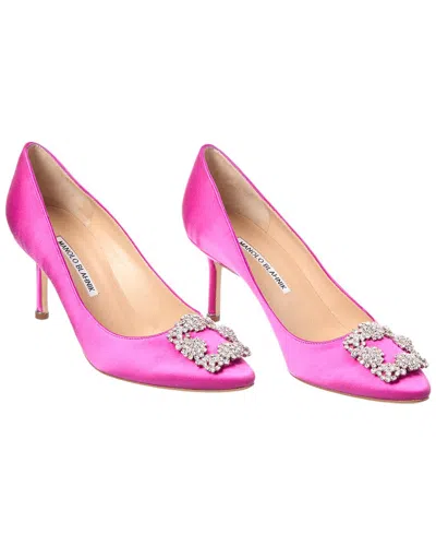 Manolo Blahnik Hangisi 70 Satin Pump (authentic Pre-loved)