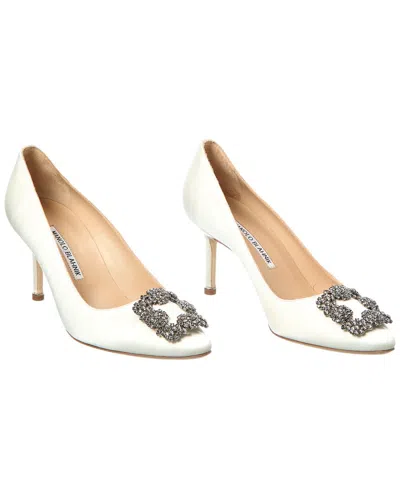 Manolo Blahnik Hangisi 70 Satin Pump (authentic Pre-loved)