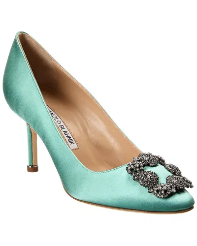 MANOLO BLAHNIK MANOLO BLAHNIK HANGISI 70 SATIN PUMP